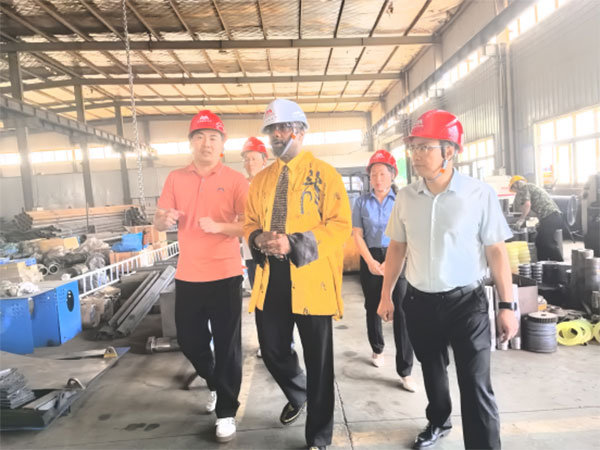 跨國(guó)界，筑橋梁丨熱烈歡迎非洲客戶(hù)到高飛股份參觀考察